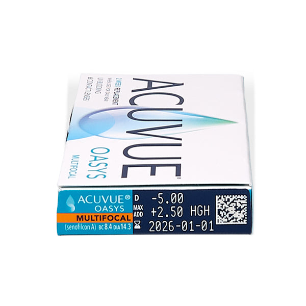 ACUVUE Oasys multifocal (6) 1 boîte de 6 lentilles - Lentilles bi-mensuelles - Johnson & Johnson