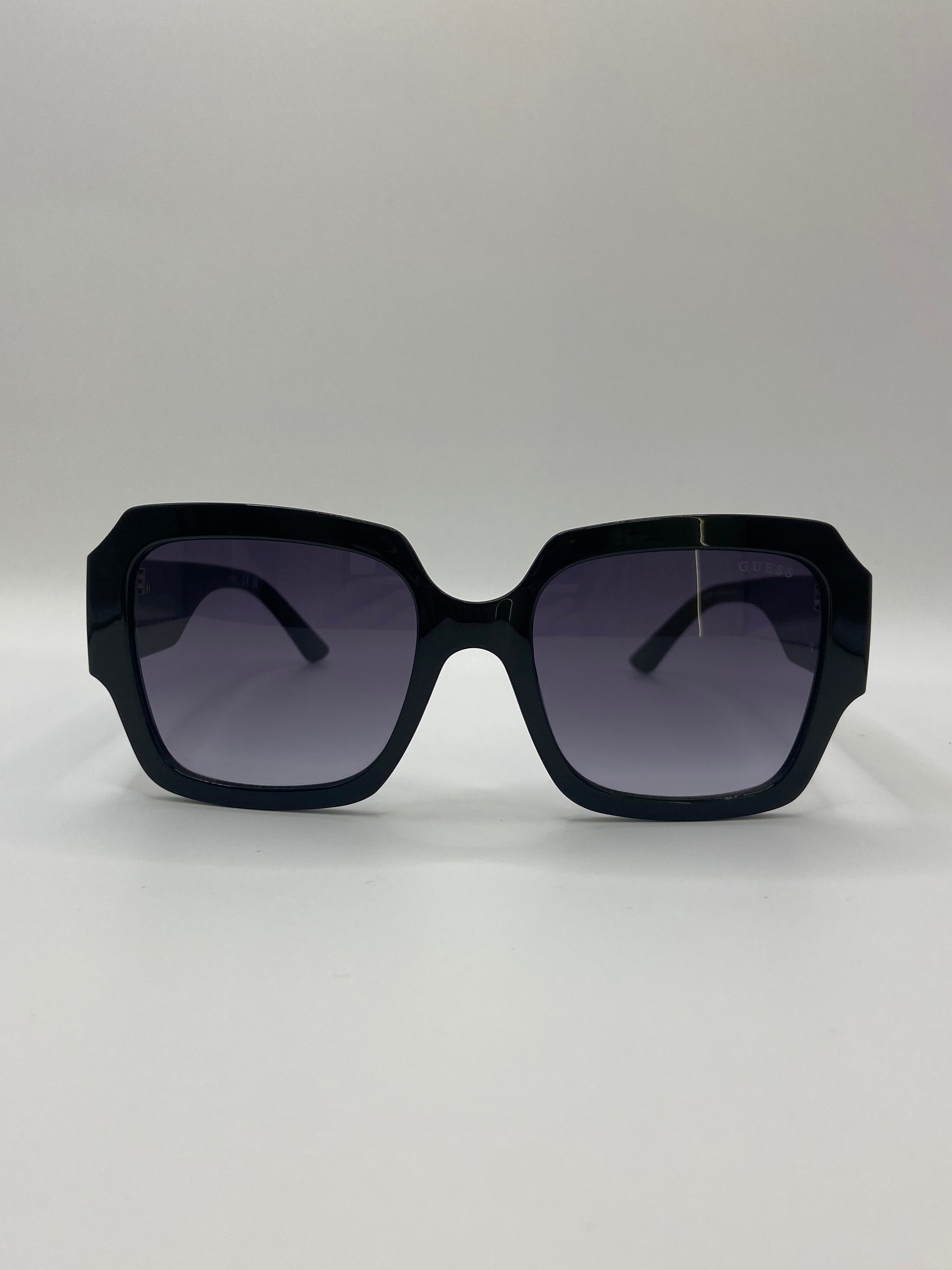 GUESS GU 7681- 01B NOIR BRILLANT | LUNETTES DE SOLEIL FEMME