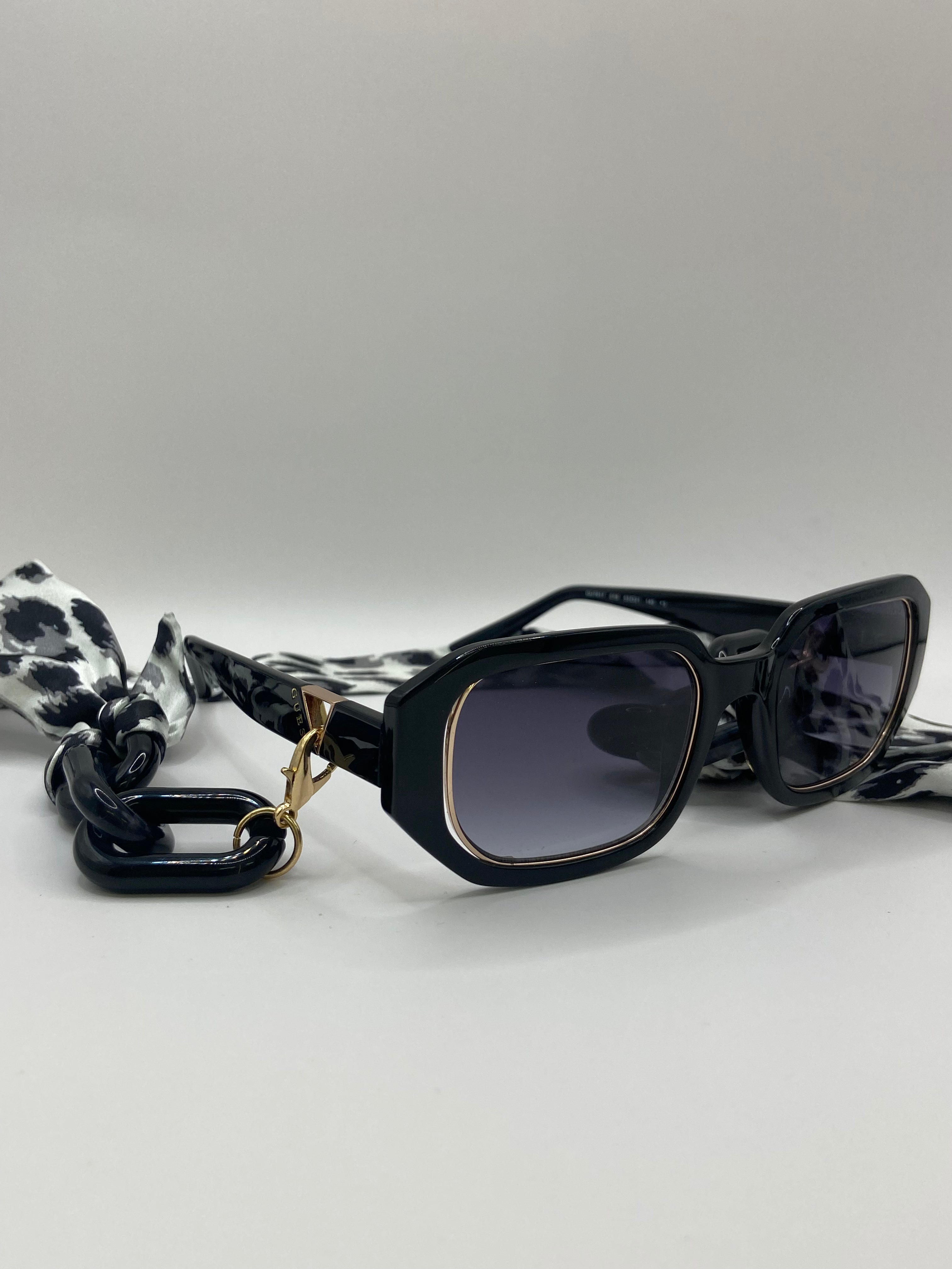 GUESS GU 7817 - 01B NOIR BRILLANT | LUNETTES DE SOLEIL FEMME