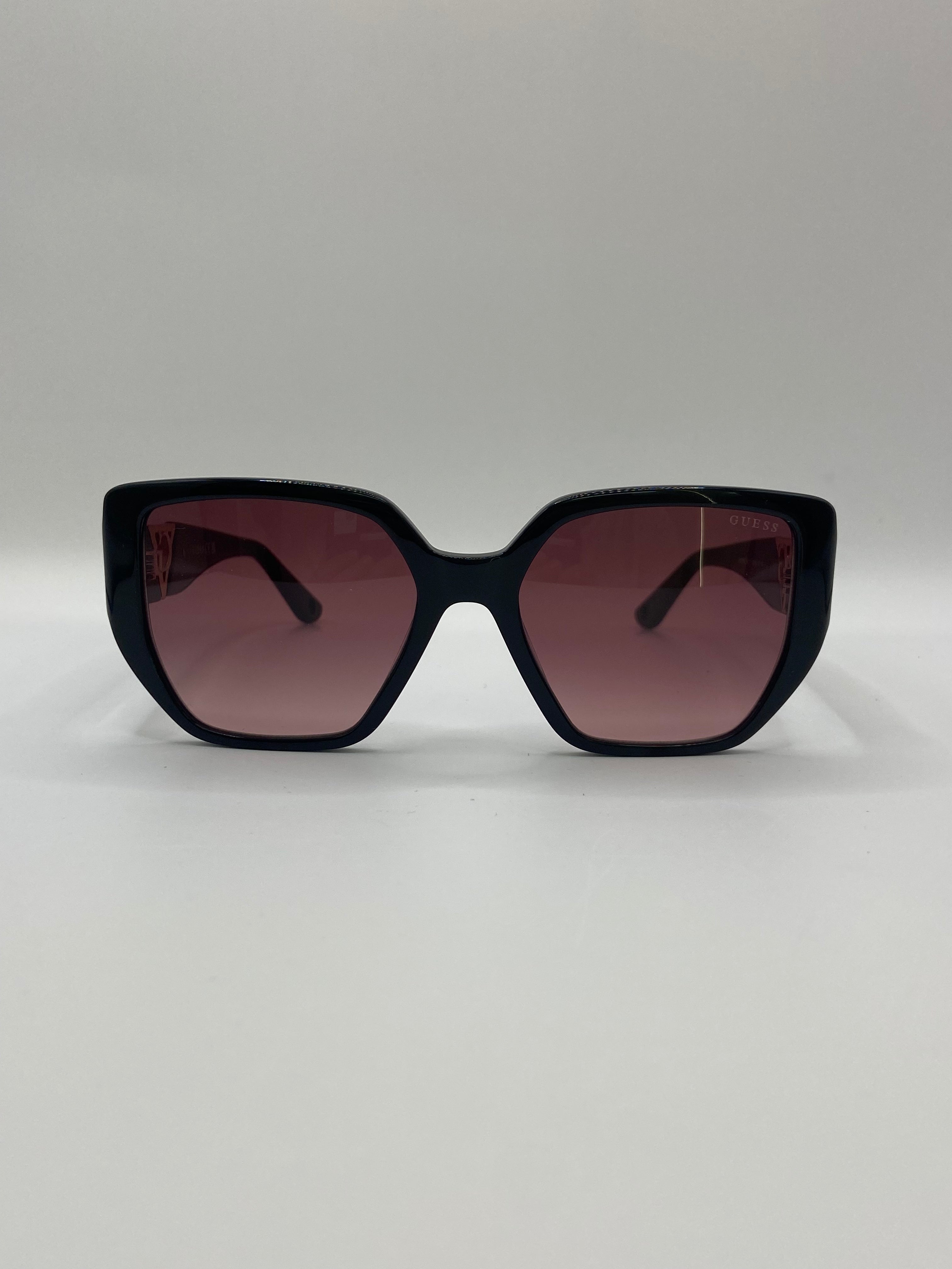 GUESS GU 7892 - 01T NOIR BRILLANT | LUNETTES DE SOLEIL FEMME