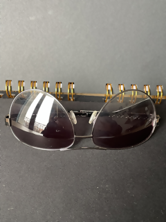 Lunettes de soleil sans correction de couleur argent