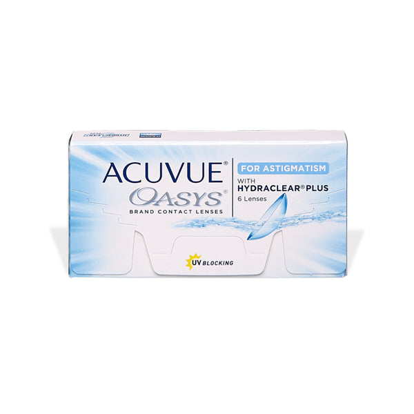 ACUVUE Oasys for Astigmatism (6) 1 boîte de 6 lentilles - Lentilles bi-mensuelles - Johnson & Johnson