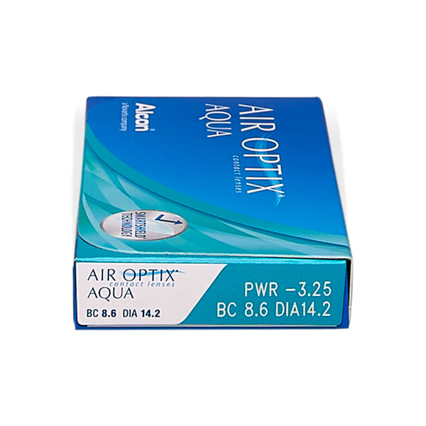 Air Optix Aqua (6) 1 boîte de 6 lentilles - Lentilles mensuelles - Alcon