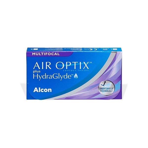 Air Optix Plus Hydraglyde Multifocal (3) 1 boîte de 3 lentilles - Lentilles mensuelles - Alcon