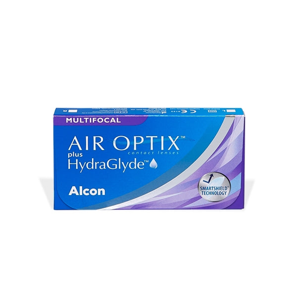 Air Optix Plus Hydraglyde Multifocal (6) 1 boîte de 6 lentilles - Lentilles mensuelles - Alcon