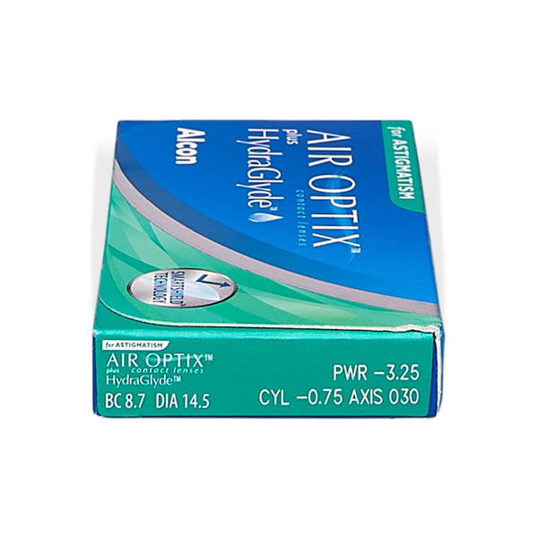 Air Optix plus Hydraglyde for Astigmatism (6) 1 boîte de 6 lentilles - Lentilles mensuelles - Alcon