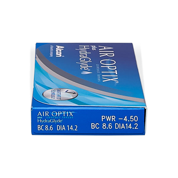 Air Optix Plus Hydraglyde (6) 1 boîte de 6 lentilles - Lentilles mensuelles - Alcon