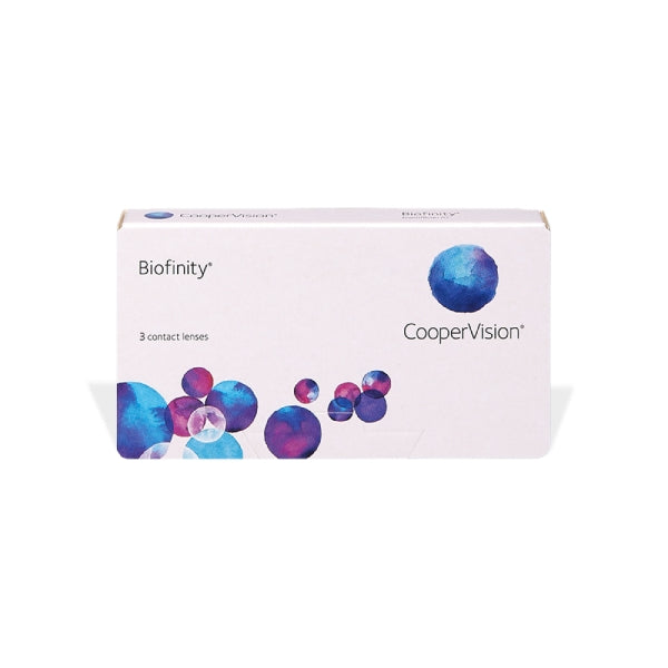 Biofinity 3 1 boîte de 3 lentilles - Lentilles mensuelles - Coopervision