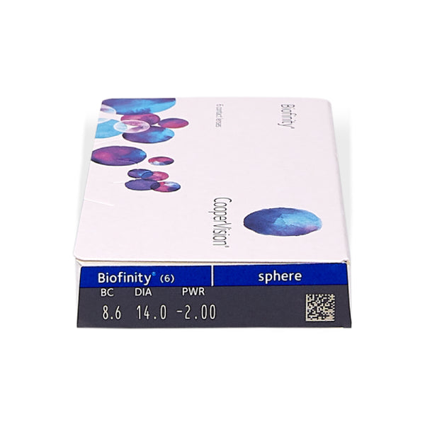 Biofinity 3 1 boîte de 3 lentilles - Lentilles mensuelles - Coopervision