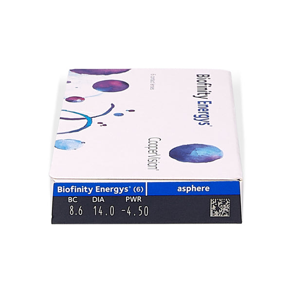 Biofinity Energys (6) 1 boîte de 6 lentilles - Lentilles mensuelles - Coopervision