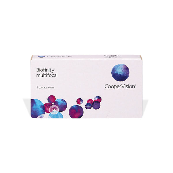 Biofinity Multifocal (6) 1 boîte de 6 lentilles - Lentilles mensuelles - Coopervision