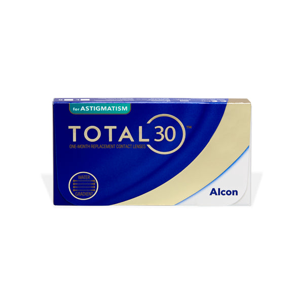 Total 30 for astigmatism (3) 1 boîte de 3 lentilles - Lentilles mensuelles - Alcon